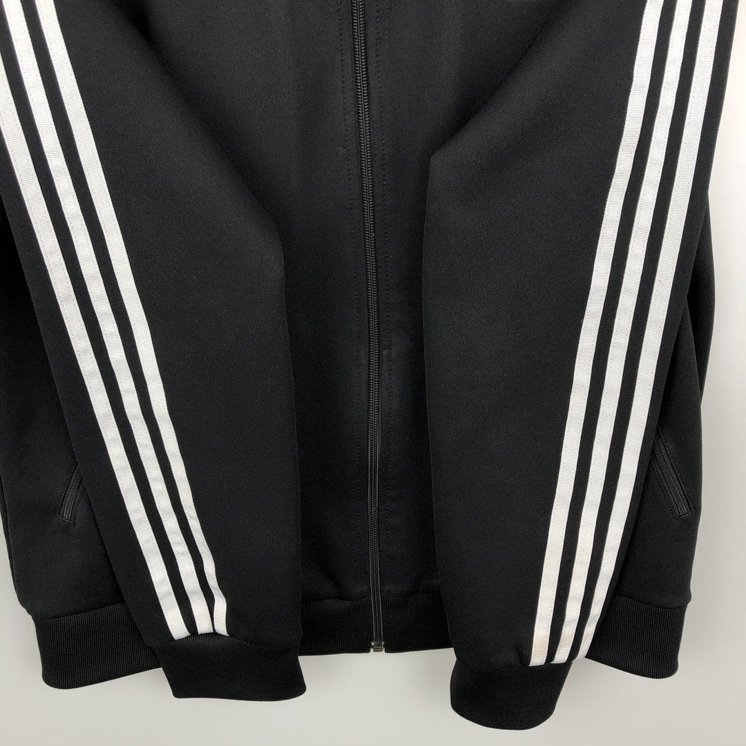 Adidas Originals Jersey Track Jacket Men's Size L polyester black type Vintage Second Hand