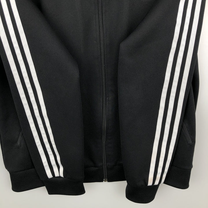 Adidas Originals Jersey Track Jacket Men's Size L polyester black type Vintage Second Hand