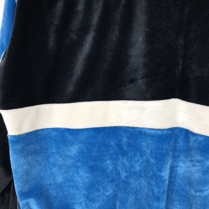 1980'S The Fox Collection Velour Jersey Track Jacket, Men's Size M (approx.), Vintage acrylic blue type Vintage Second Hand