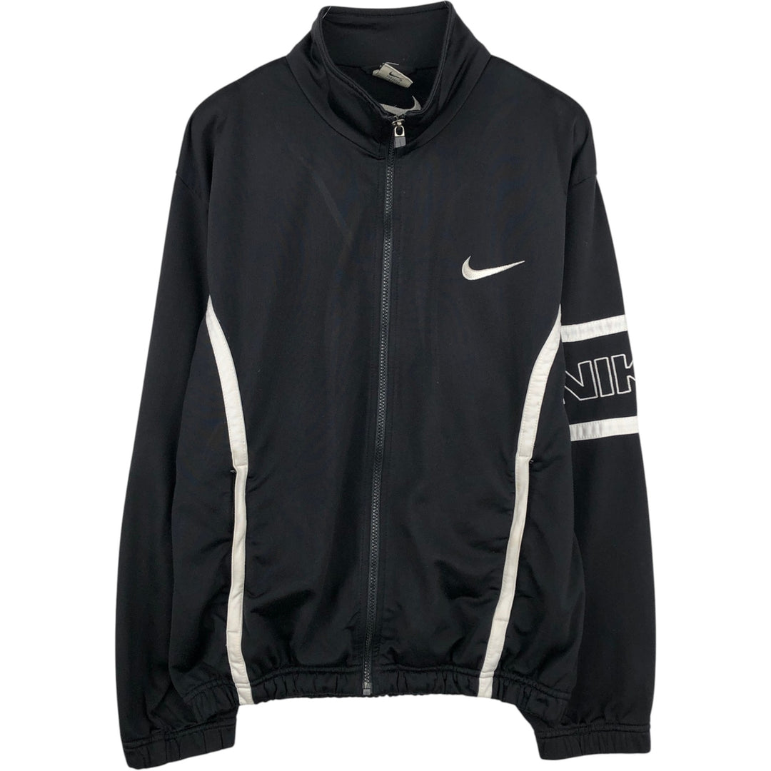 Vintage 90'S Nike Track Jacket, Men's Size Small polyester black type Vintage Second Hand