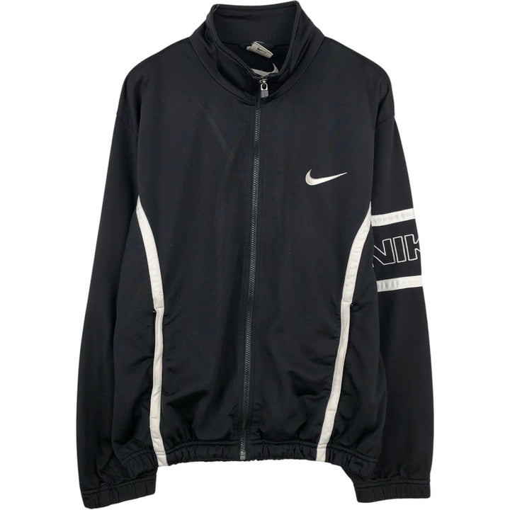 Vintage 90'S Nike Track Jacket, Men's Size Small polyester black type Vintage Second Hand