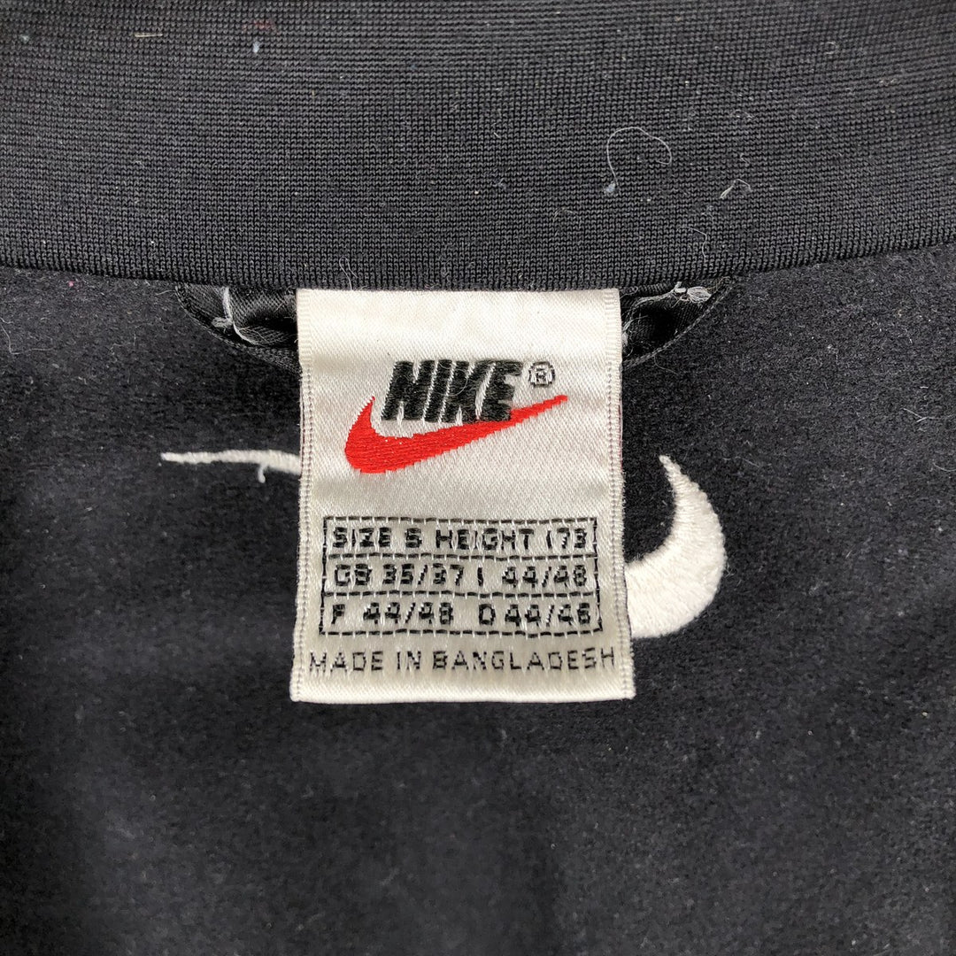 Vintage 90'S Nike Track Jacket, Men's Size Small polyester black type Vintage Second Hand