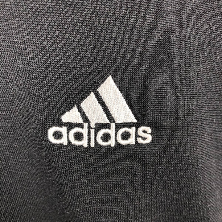 Vintage 90'S Adidas track jacket, size XL, men's polyester black type Vintage Second Hand