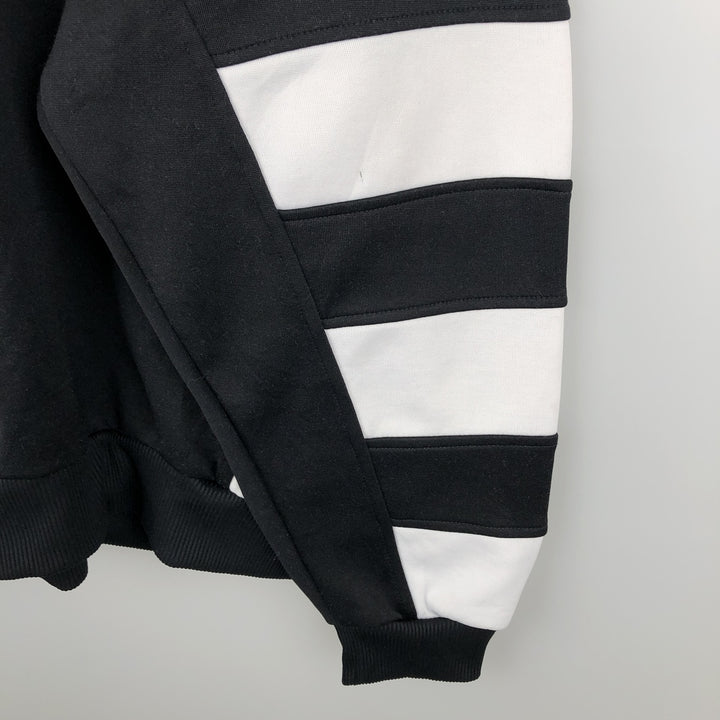 Vintage 90'S Adidas track jacket, size XL, men's polyester black type Vintage Second Hand