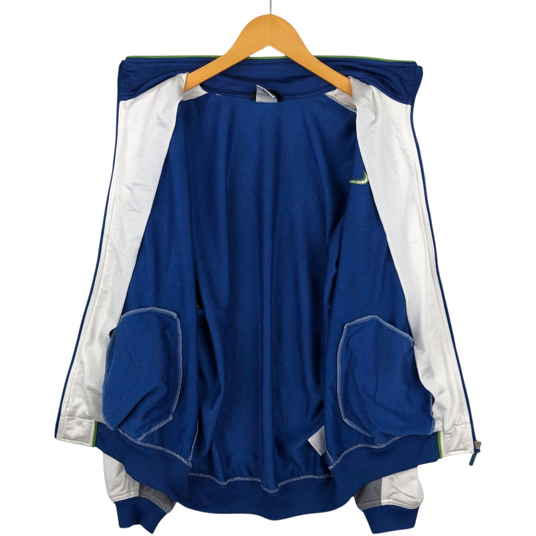 90'S Nike Jersey Track Jacket Men's M Vintage polyester Blue type light blue Vintage Second Hand