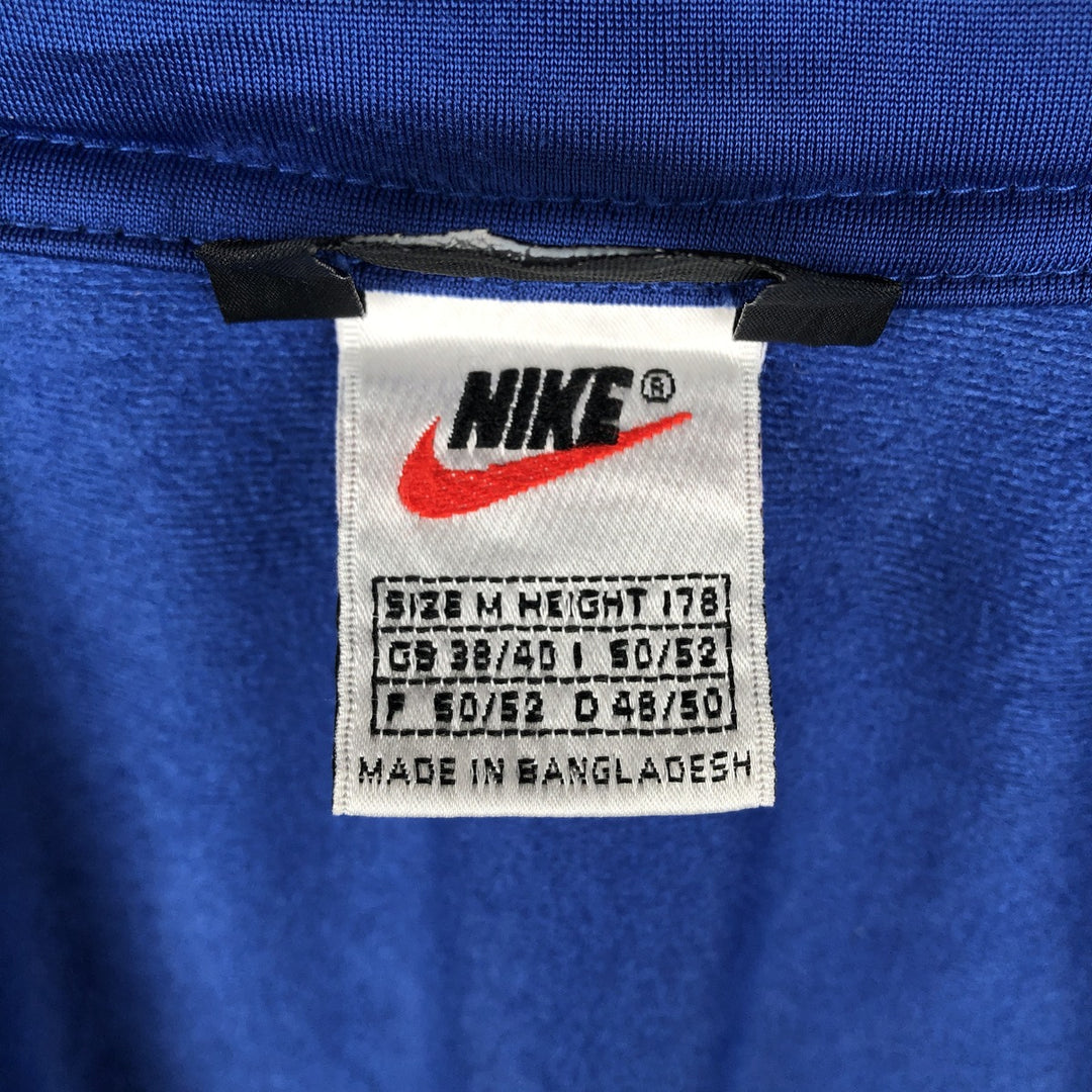 90'S Nike Jersey Track Jacket Men's M Vintage polyester Blue type light blue Vintage Second Hand