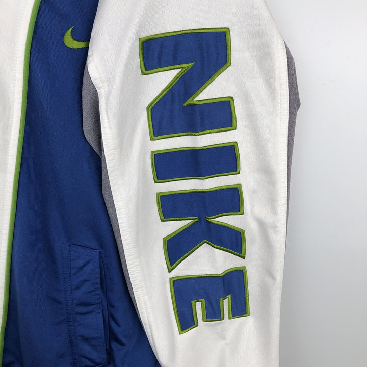 90'S Nike Jersey Track Jacket Men's M Vintage polyester Blue type light blue Vintage Second Hand