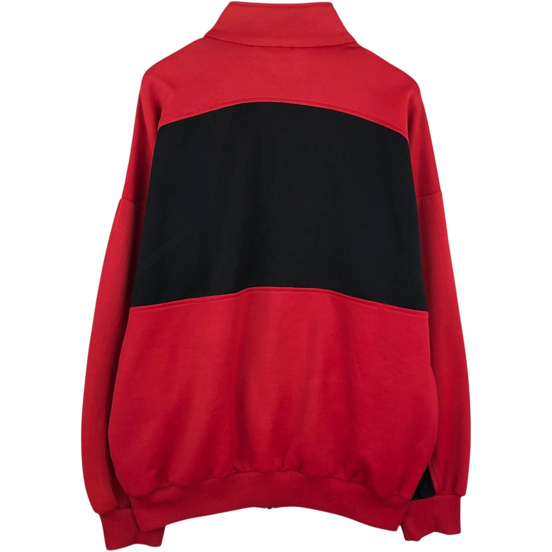 Vintage 80'S adidas track jacket, men's XL size unclear red type Vintage Second Hand