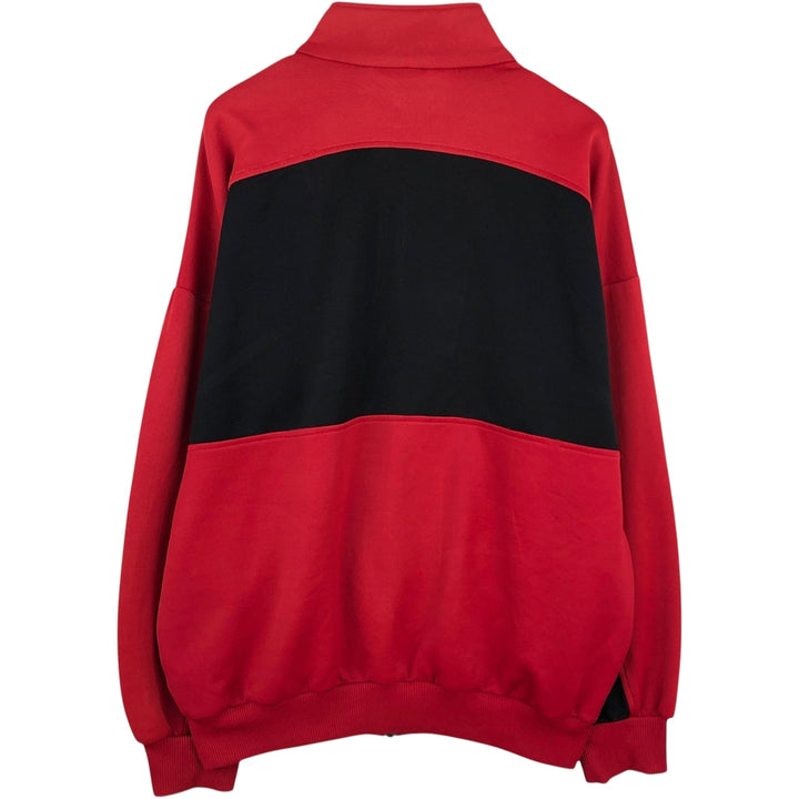 Vintage 80'S adidas track jacket, men's XL size unclear red type Vintage Second Hand