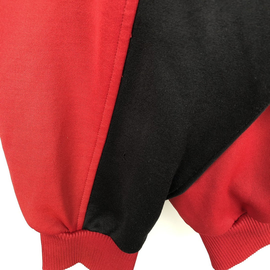 Vintage 80'S adidas track jacket, men's XL size unclear red type Vintage Second Hand