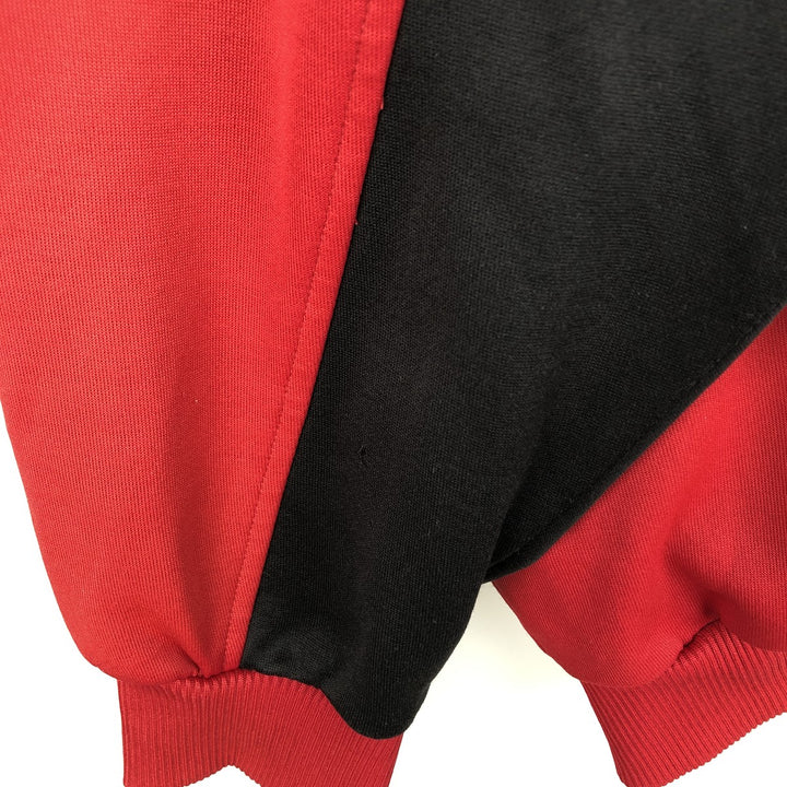 Vintage 80'S adidas track jacket, men's XL size unclear red type Vintage Second Hand