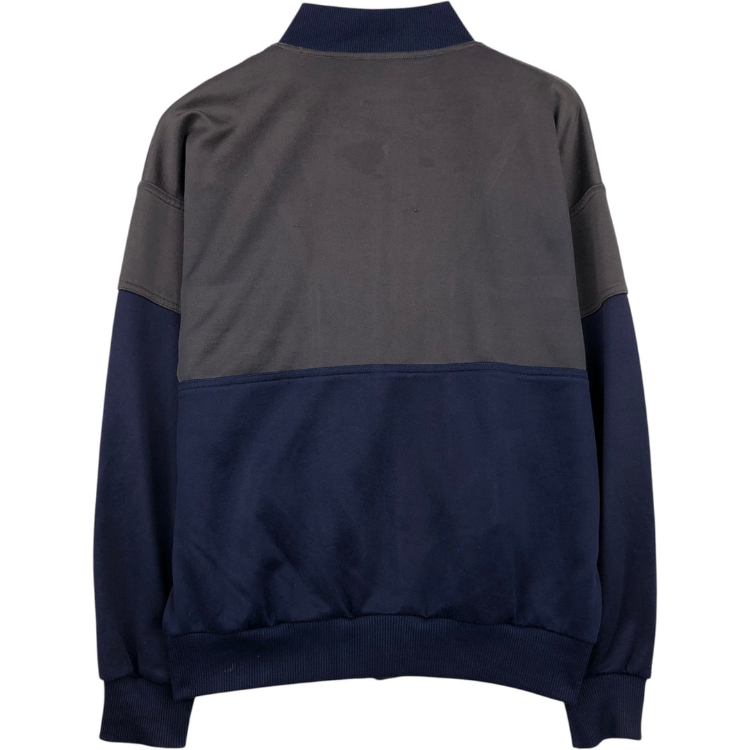 Vintage 1980'S adidas Trefoil logo track jacket, men's size M unclear navy blue type Vintage Second Hand