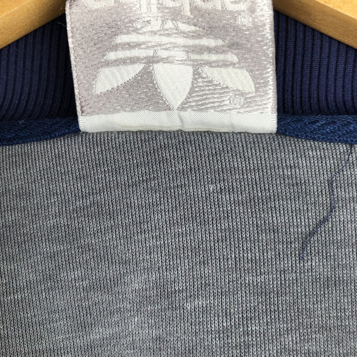 Vintage 1980'S adidas Trefoil logo track jacket, men's size M unclear navy blue type Vintage Second Hand