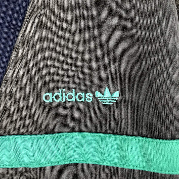 Vintage 1980'S adidas Trefoil logo track jacket, men's size M unclear navy blue type Vintage Second Hand