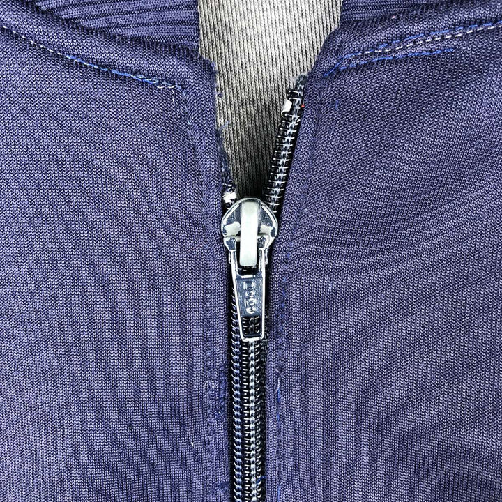 Vintage 1980'S adidas Trefoil logo track jacket, men's size M unclear navy blue type Vintage Second Hand