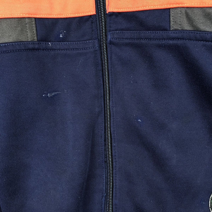 Vintage 1980'S adidas Trefoil logo track jacket, men's size M unclear navy blue type Vintage Second Hand