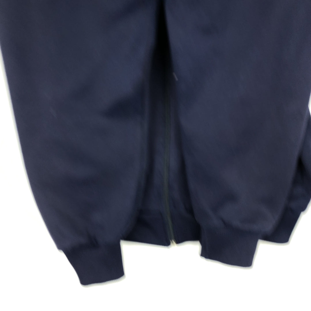 Vintage 1980'S adidas Trefoil logo track jacket, men's size M unclear navy blue type Vintage Second Hand