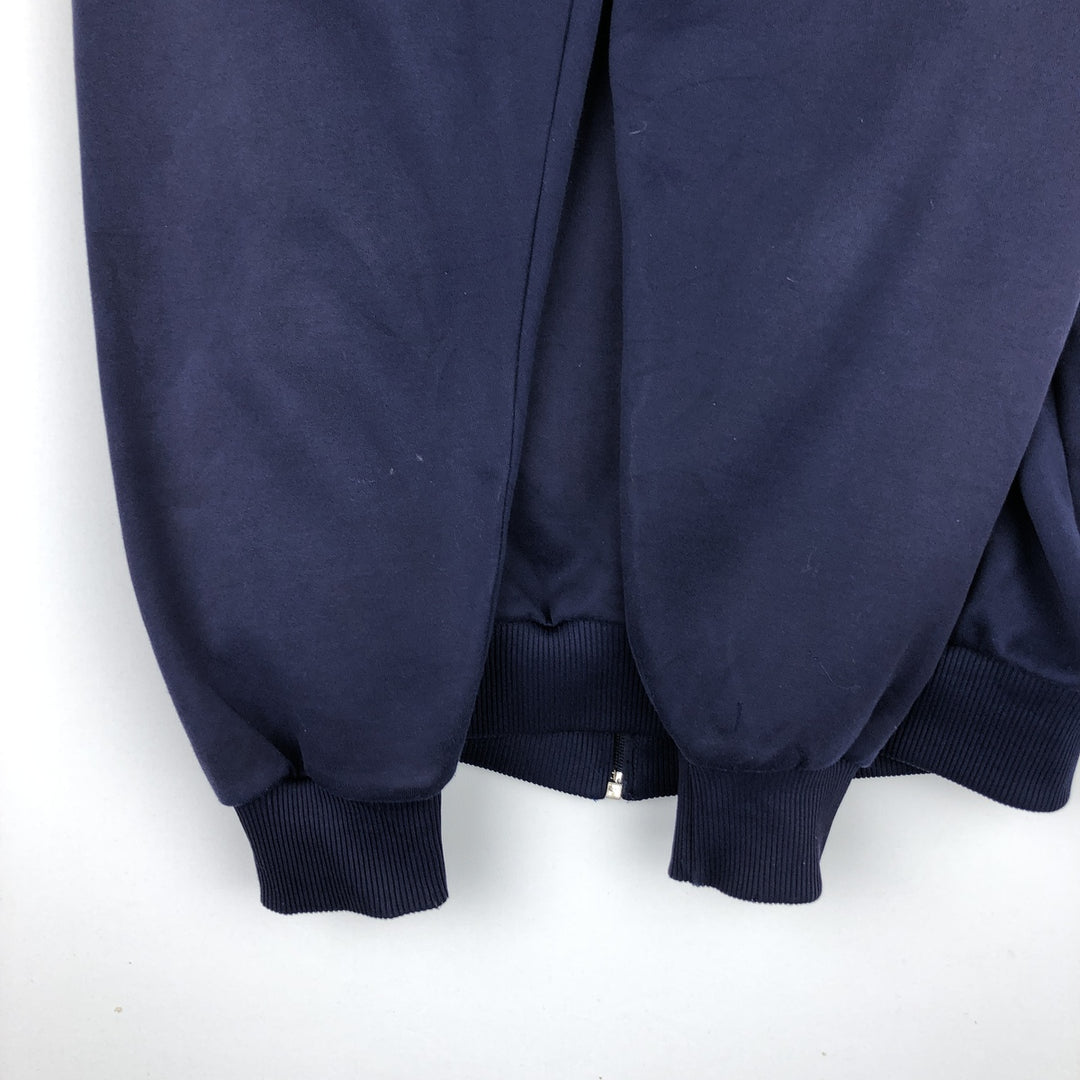 Vintage 1980'S adidas Trefoil logo track jacket, men's size M unclear navy blue type Vintage Second Hand