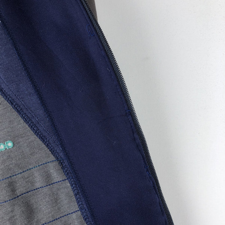 Vintage 1980'S adidas Trefoil logo track jacket, men's size M unclear navy blue type Vintage Second Hand