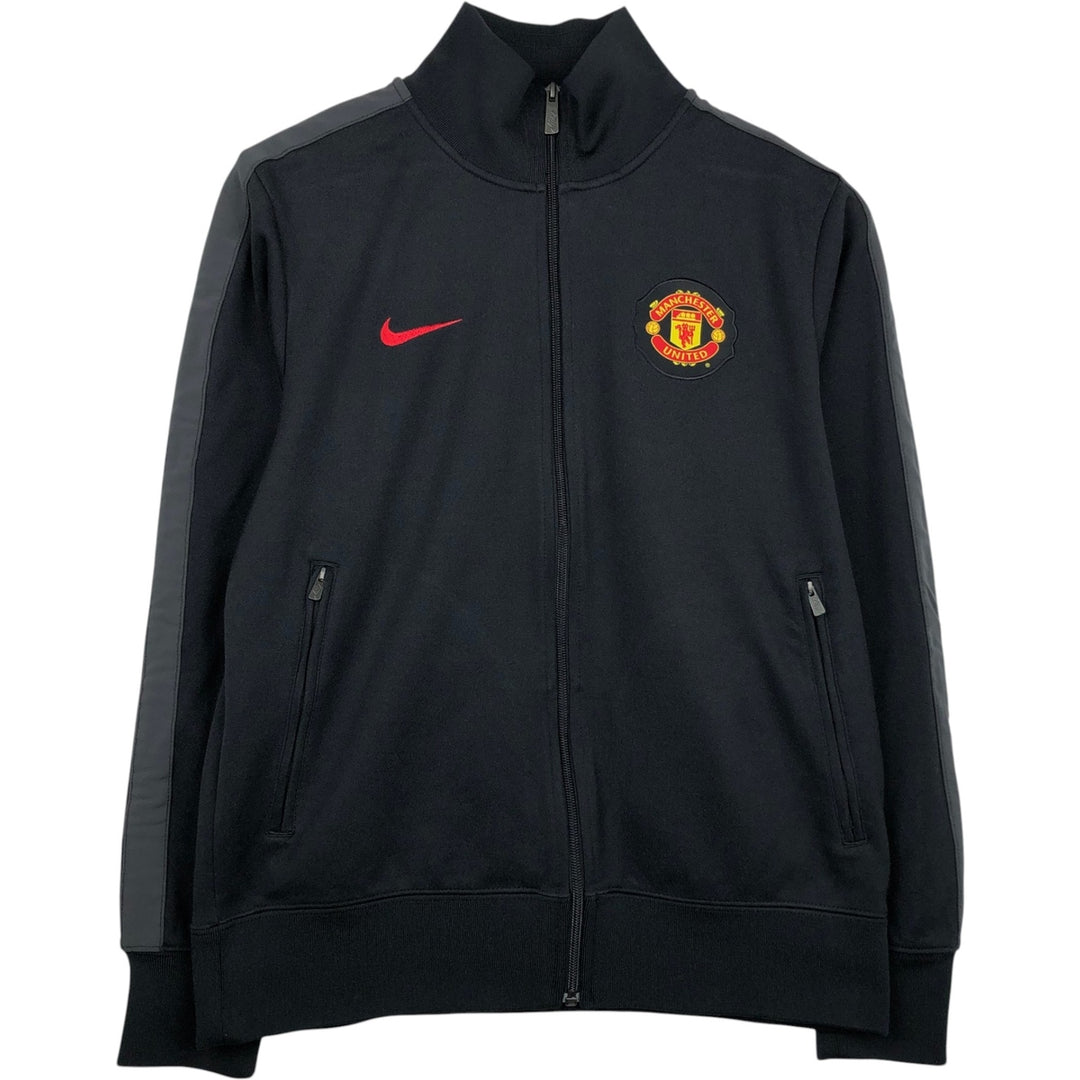 Nike Premier League Manchester United FC Track Jacket (Men's Size M) polyester black type Vintage Second Hand
