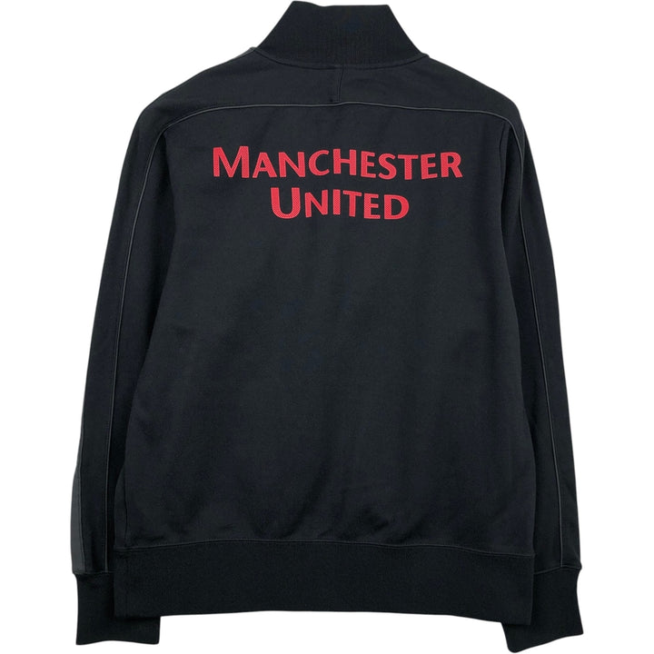 Nike Premier League Manchester United FC Track Jacket (Men's Size M) polyester black type Vintage Second Hand