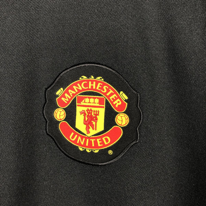 Nike Premier League Manchester United FC Track Jacket (Men's Size M) polyester black type Vintage Second Hand
