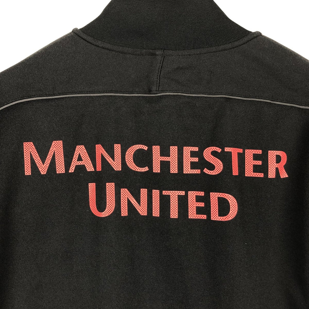 Nike Premier League Manchester United FC Track Jacket (Men's Size M) polyester black type Vintage Second Hand