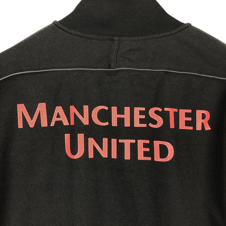 Nike Premier League Manchester United FC Track Jacket (Men's Size M) polyester black type Vintage Second Hand
