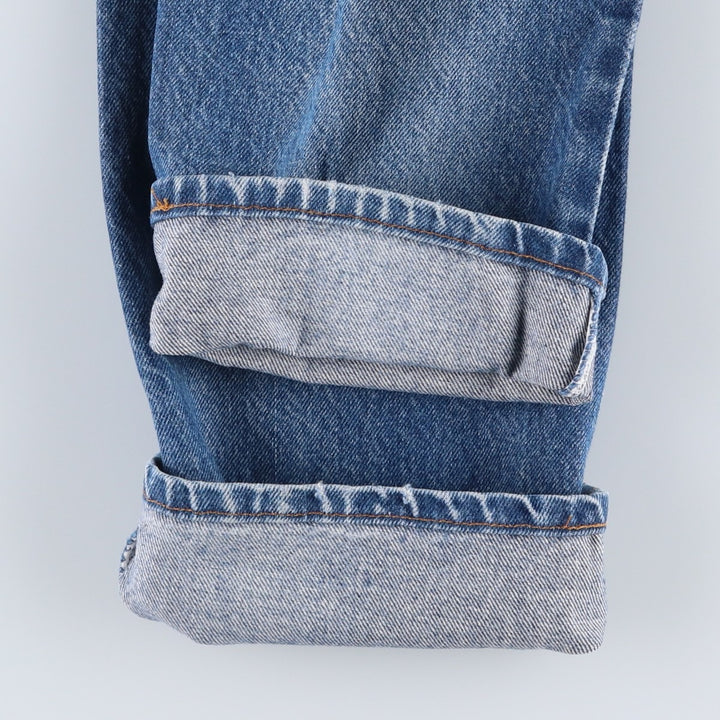 1980'S Levi's 40509-0215 Tapered Denim Pants, Made in USA, Men's W32 (approx.), Vintage Orange Tab cotton blue type Vintage Second Hand