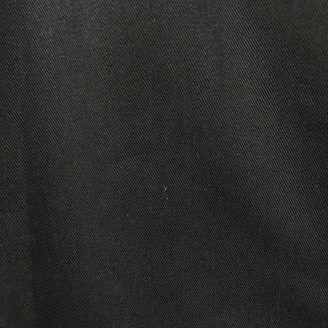 Dickies Short Sleeve Work Shirt Box Shirt Men's M Size polyester black type Vintage Second Hand