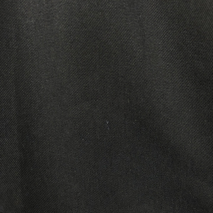 Dickies Short Sleeve Work Shirt Box Shirt Men's M Size polyester black type Vintage Second Hand