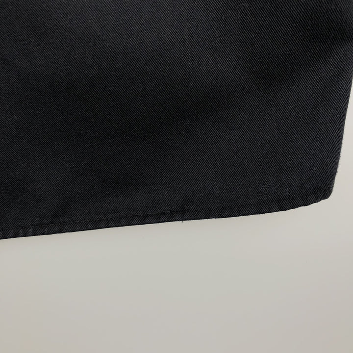 Dickies Short Sleeve Work Shirt Box Shirt Men's M Size polyester black type Vintage Second Hand