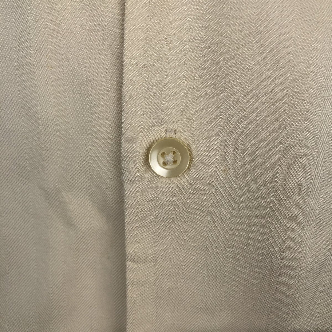 PRONTO UOMO Two-tone Short-Sleeve Open-Collar Silk Shirt, Boxy Fit, Men's Size L (approx.) silk Blue type light blue Vintage Second Hand