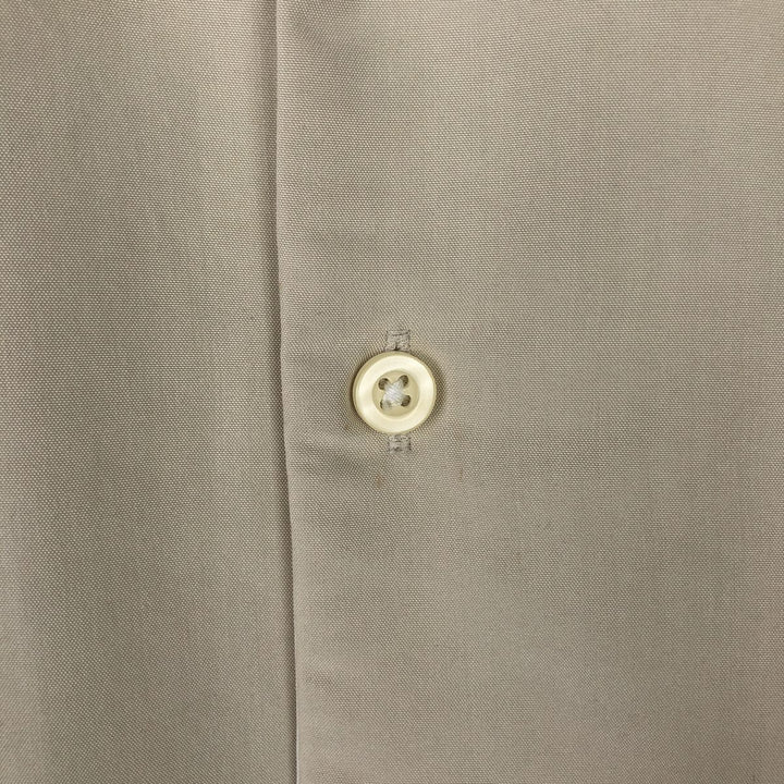 ALFANI Two-Tone Short-Sleeve Open-Collar Rayon Shirt, Boxy Fit, Men's Size M (approx.) Modal unbleached Vintage Second Hand