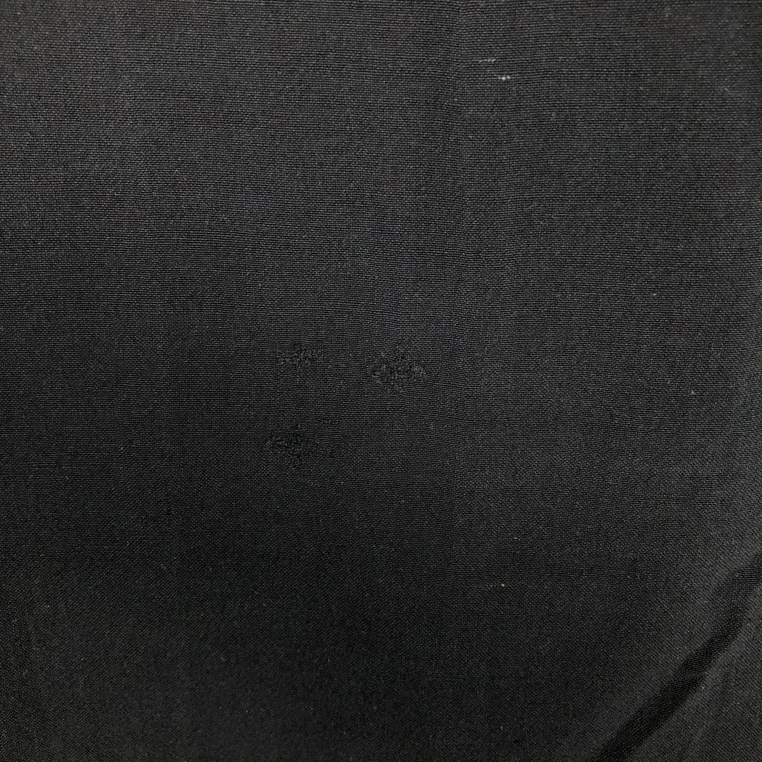 AXIST Two-Tone Short Sleeve Open Collar Silk Box Shirt, Men's Size L unclear black type Vintage Second Hand