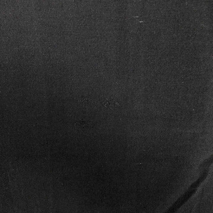 AXIST Two-Tone Short Sleeve Open Collar Silk Box Shirt, Men's Size L unclear black type Vintage Second Hand