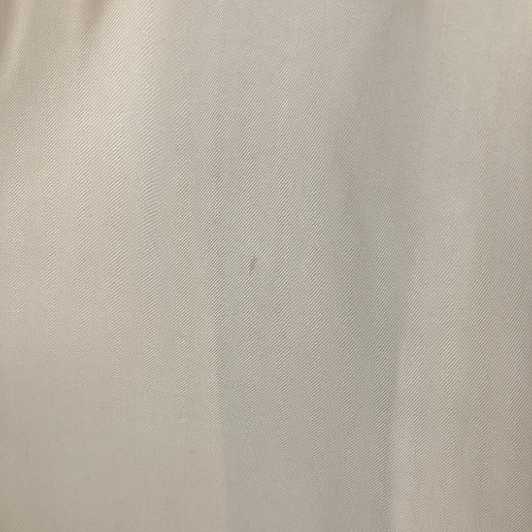 MARGAUX Two-Tone Short-Sleeve Open-Collar Silk Shirt, Boxy Fit, Men's Size XL (approx.) silk ivory Vintage Second Hand