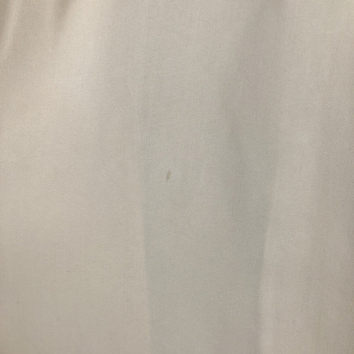 MARGAUX Two-Tone Short-Sleeve Open-Collar Silk Shirt, Boxy Fit, Men's Size XL (approx.) silk ivory Vintage Second Hand