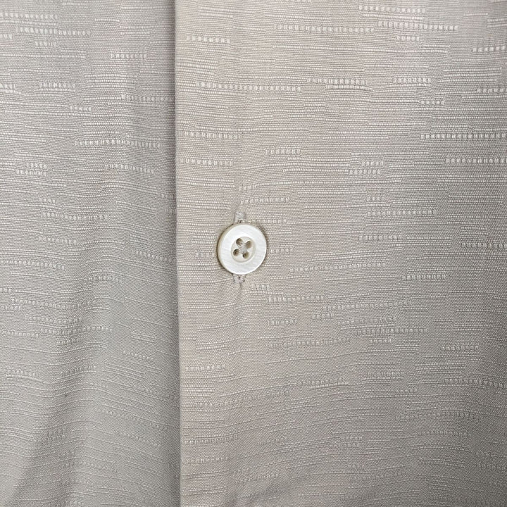 JOSEPH AND FEISS Two-tone Short-Sleeve Open-Collar Silk Shirt, Boxy Fit, Men's Size L silk black type Vintage Second Hand