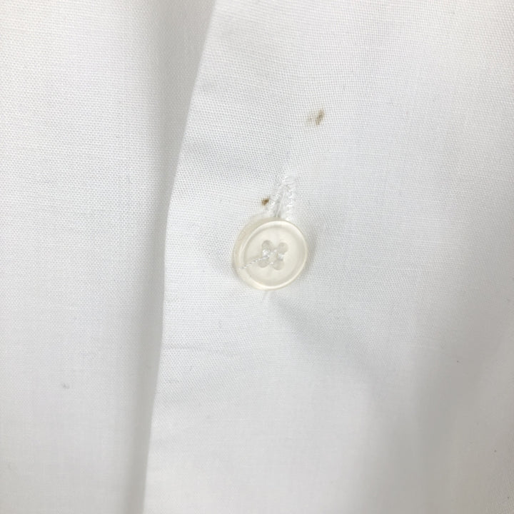 PLATOON Short-Sleeve Open-Collar Mexican Shirt, Cuban Shirt, Boxy Shirt, Men's Size M polyester white type Vintage Second Hand