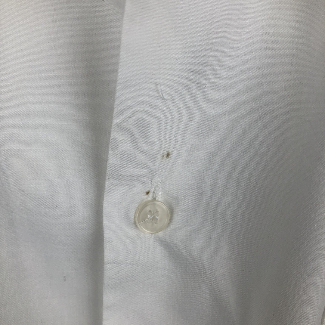 PLATOON Short-Sleeve Open-Collar Mexican Shirt, Cuban Shirt, Boxy Shirt, Men's Size M polyester white type Vintage Second Hand