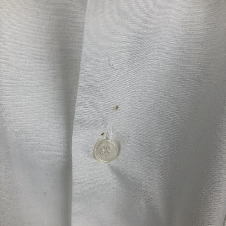 PLATOON Short-Sleeve Open-Collar Mexican Shirt, Cuban Shirt, Boxy Shirt, Men's Size M polyester white type Vintage Second Hand