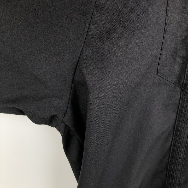MONTE CARLO Short Sleeve Open Collar Mexican Shirt Cuban Shirt Box Shirt Men's L Size polyester black type Vintage Second Hand