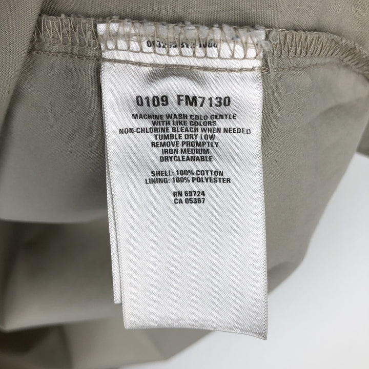 2000'S Columbia PFG Hidden Button-Down Short-Sleeve Fishing Shirt, Men's Size L (approx.) cotton Beige type Vintage Second Hand