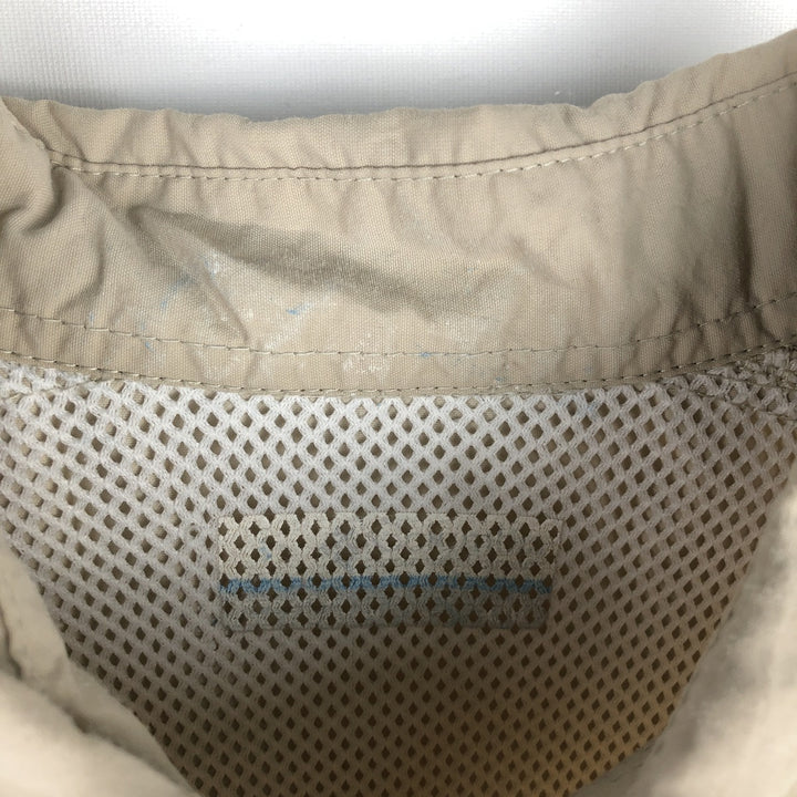 Columbia PFG OMNI-SHADE Omni-Shade Button-Down Short Sleeve Fishing Shirt Men's XL Nylon Beige type Vintage Second Hand