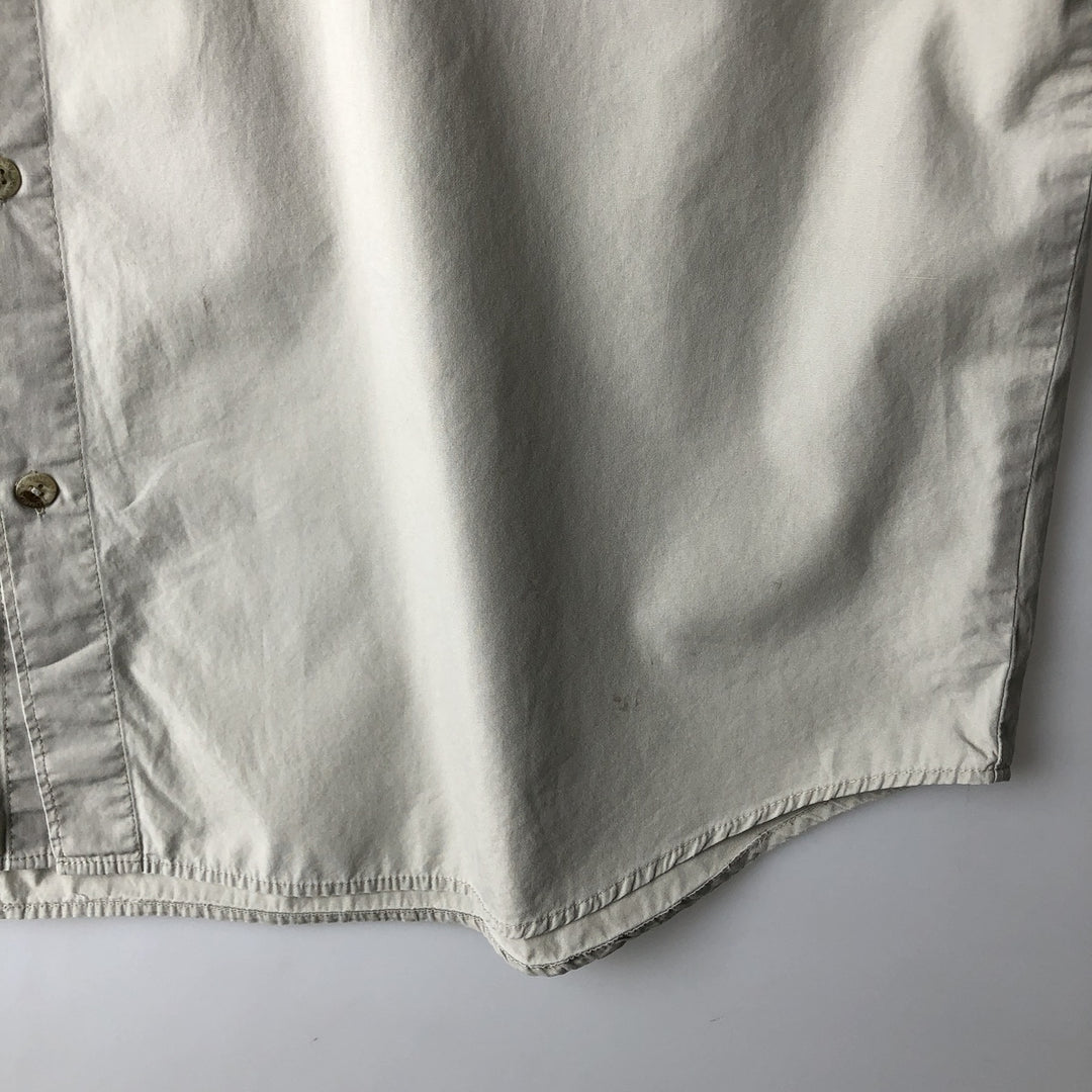 00'S Columbia PFG Hidden Button Down Short Sleeve Fishing Shirt Men's XL cotton Beige type Vintage Second Hand
