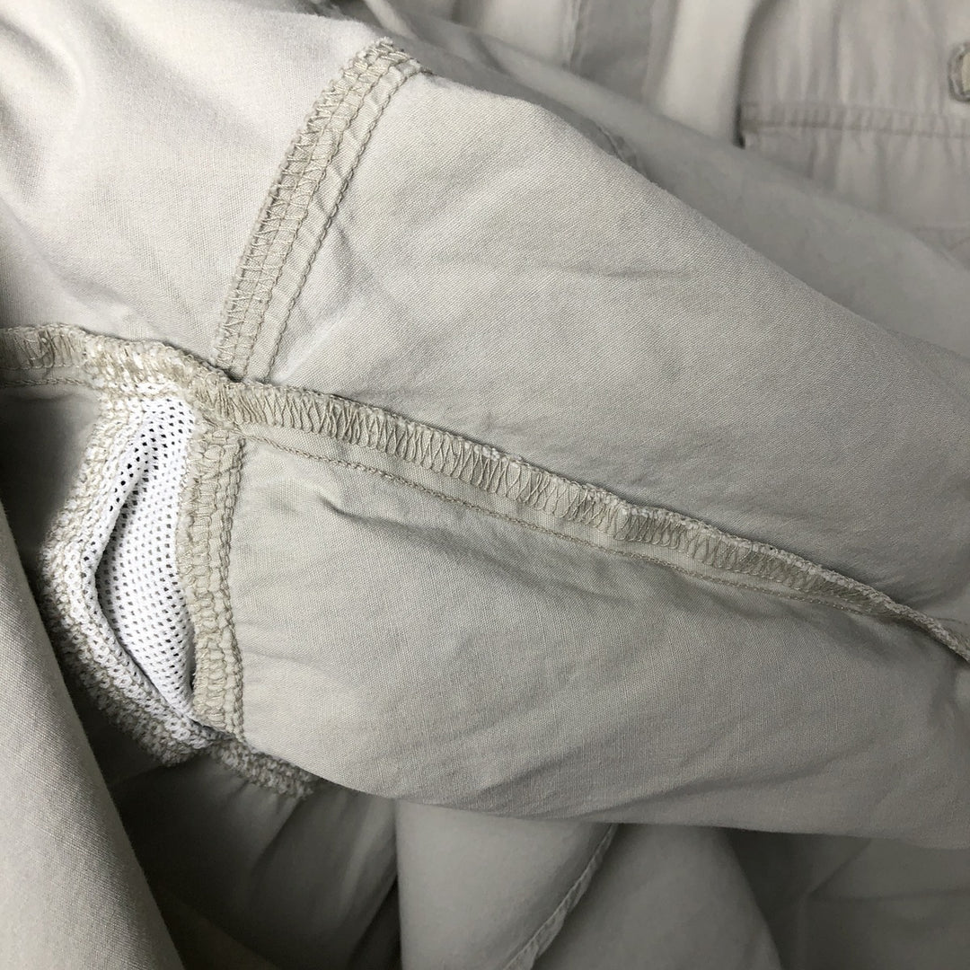 00'S Columbia PFG Hidden Button Down Short Sleeve Fishing Shirt Men's XL cotton Beige type Vintage Second Hand