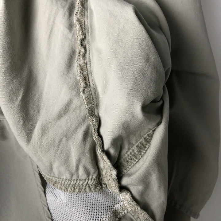 00'S Columbia PFG Hidden Button Down Short Sleeve Fishing Shirt Men's XL cotton Beige type Vintage Second Hand