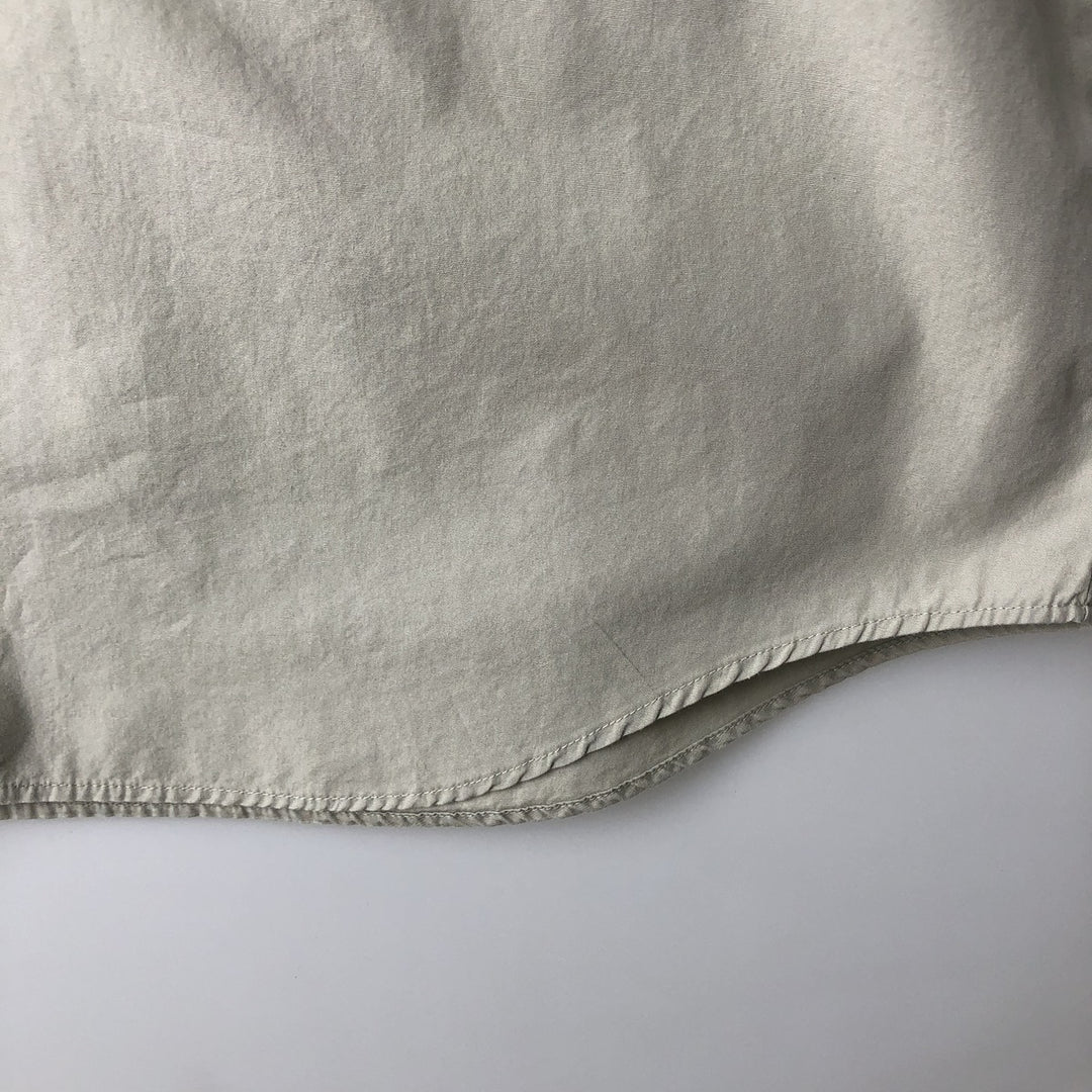 00'S Columbia PFG Hidden Button Down Short Sleeve Fishing Shirt Men's XL cotton Beige type Vintage Second Hand