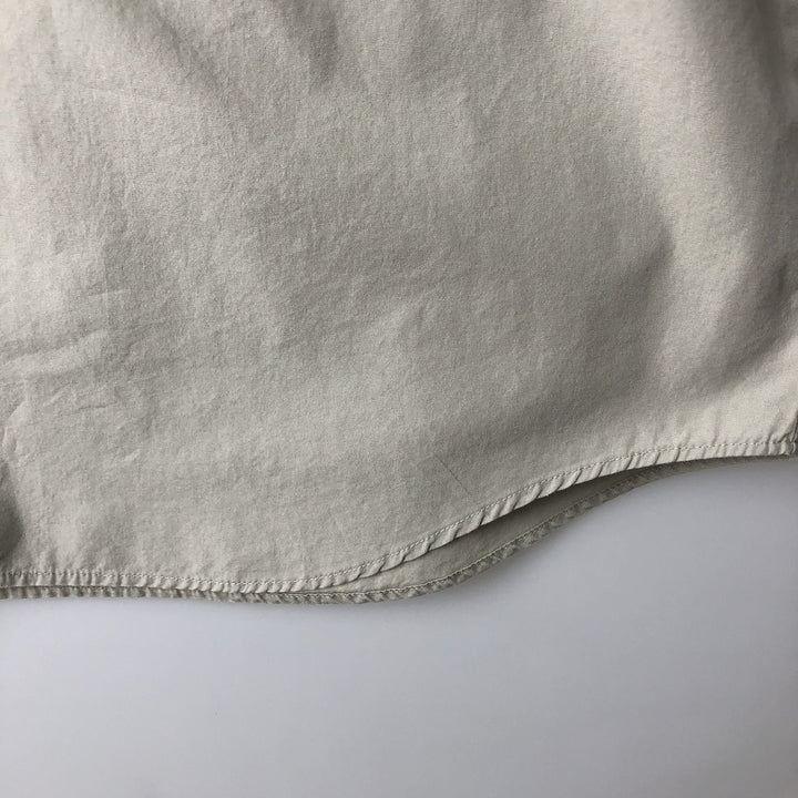 00'S Columbia PFG Hidden Button Down Short Sleeve Fishing Shirt Men's XL cotton Beige type Vintage Second Hand
